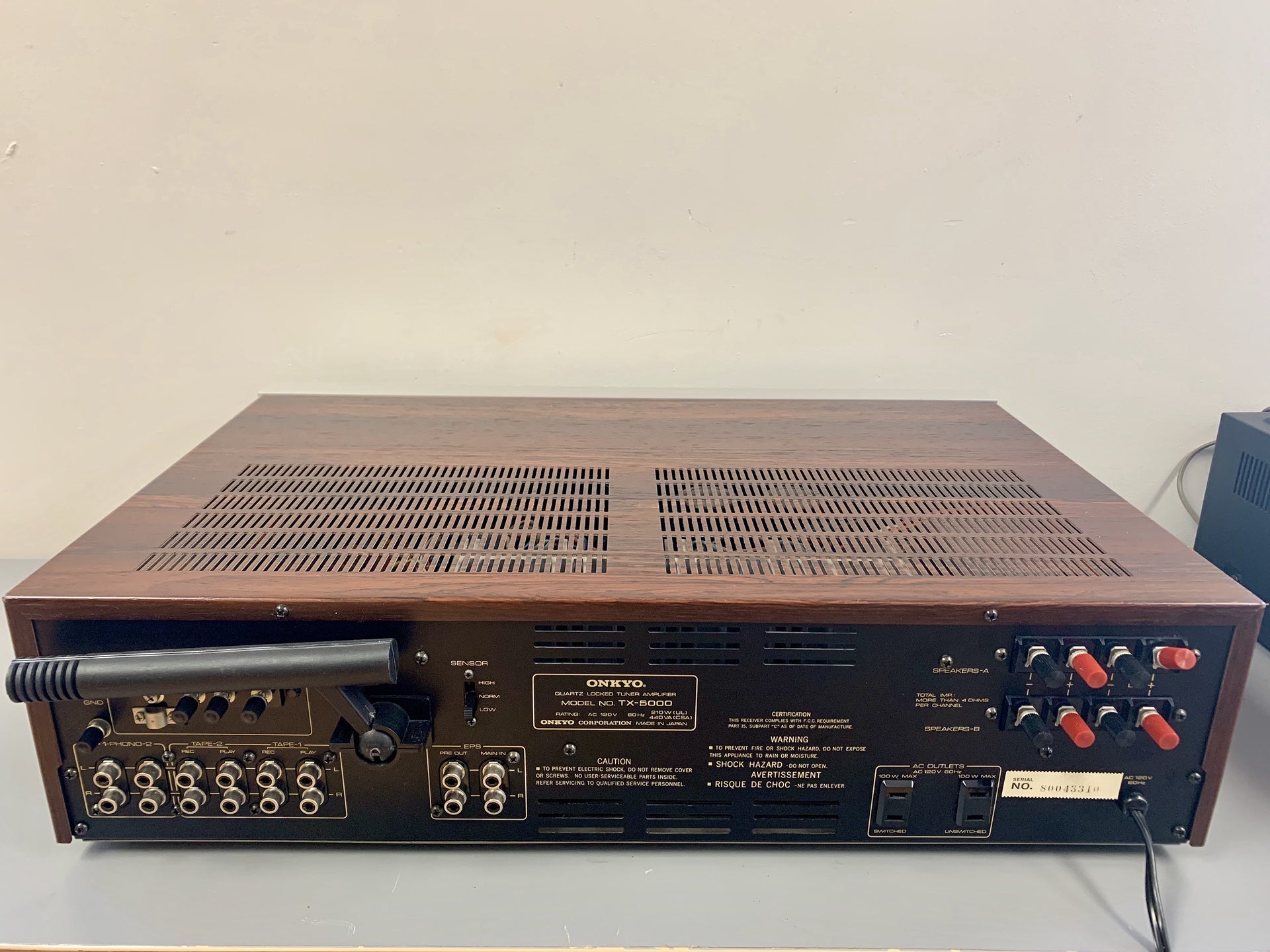 Onkyo TX-5000 Stereo Receiver * 1980 * 65W RMS – The Turntable Store