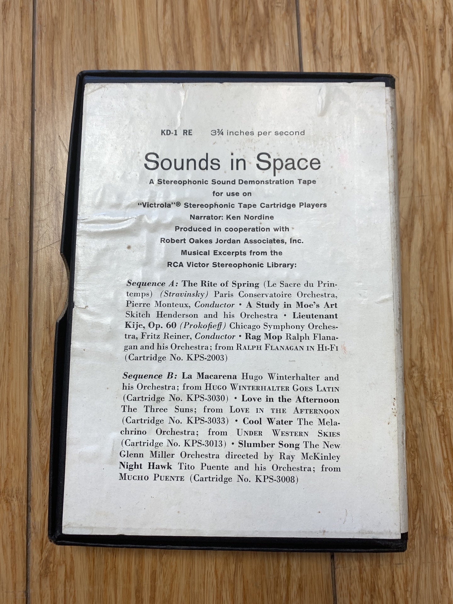 RCA Cartridge Tape "Sounds in Space"