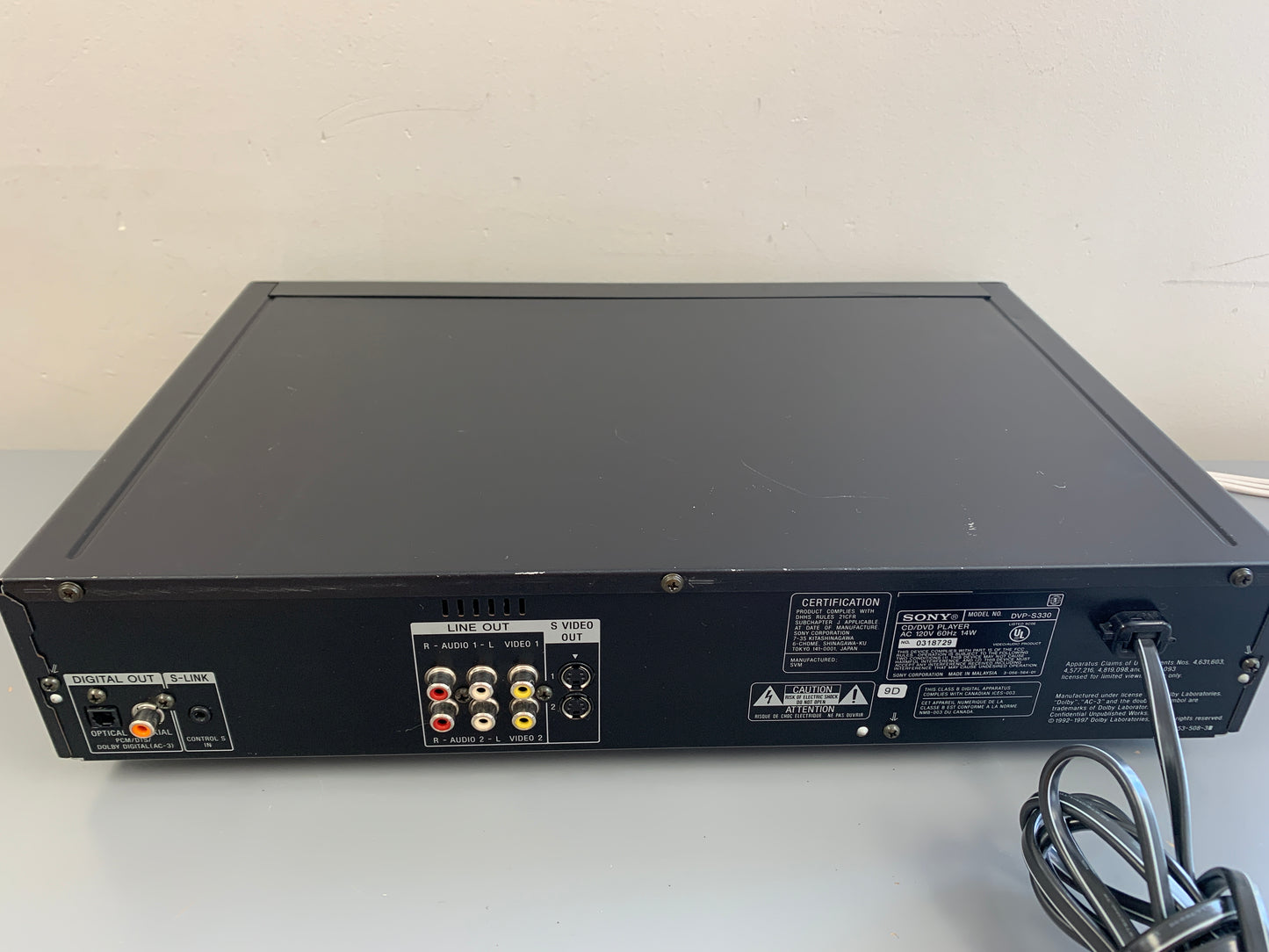 Sony DVP-S330 DVD Player