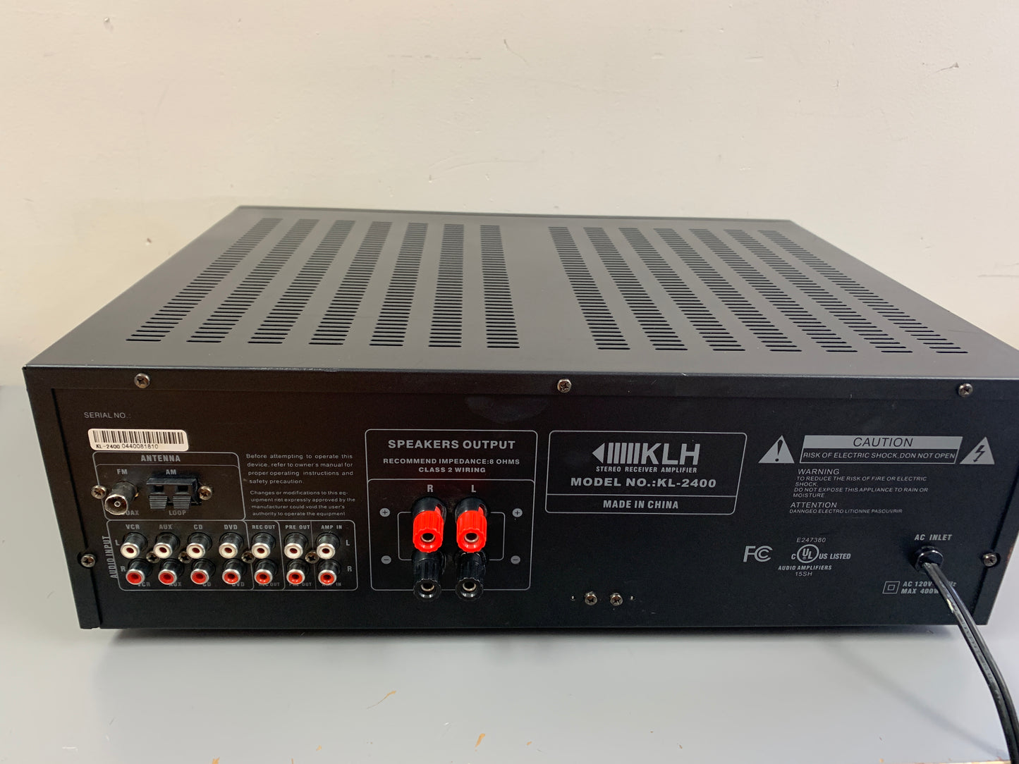 KLH KL-2400 Stereo Receiver