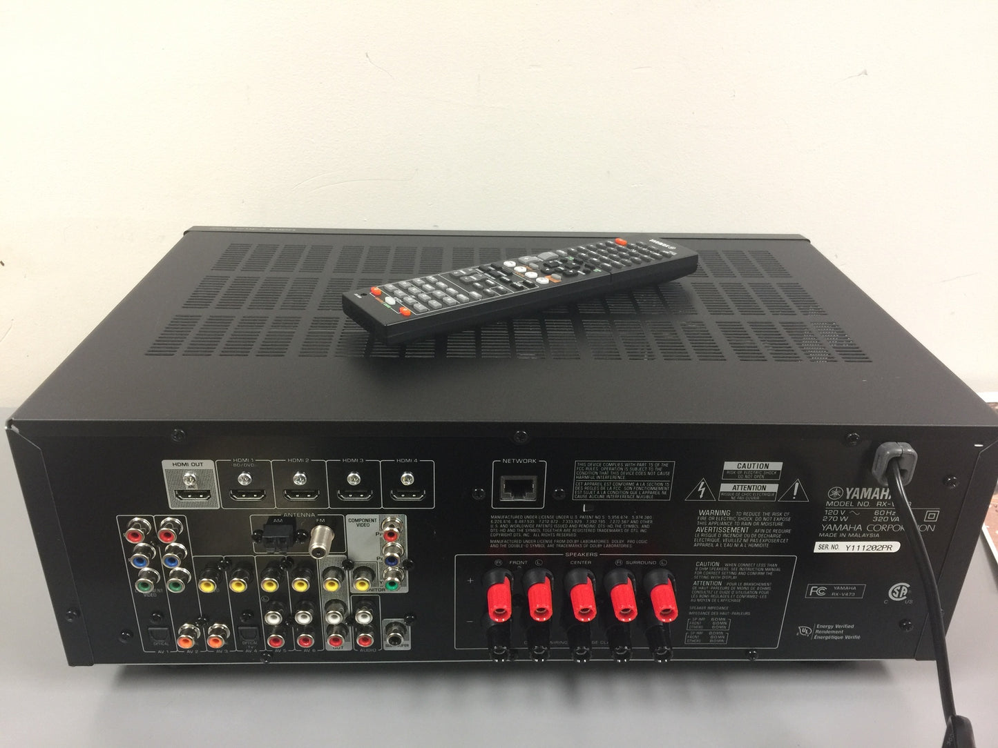 Yamaha RX-V473 Receiver * Remote