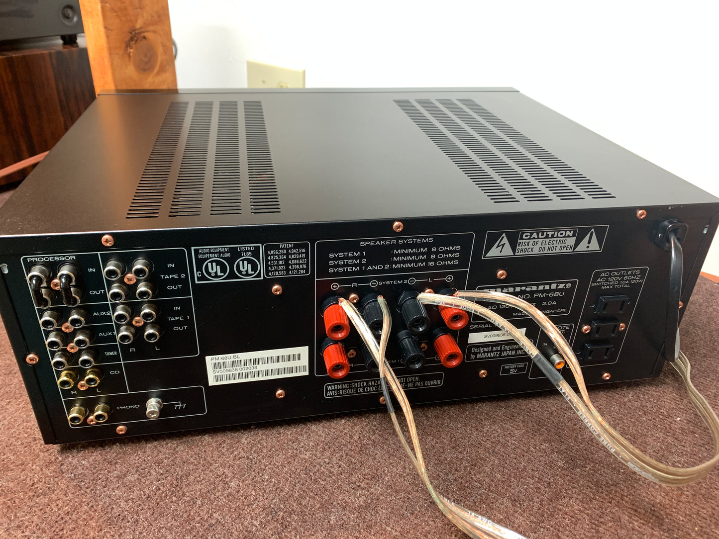 Marantz Integrated Amp PM-68 * Box