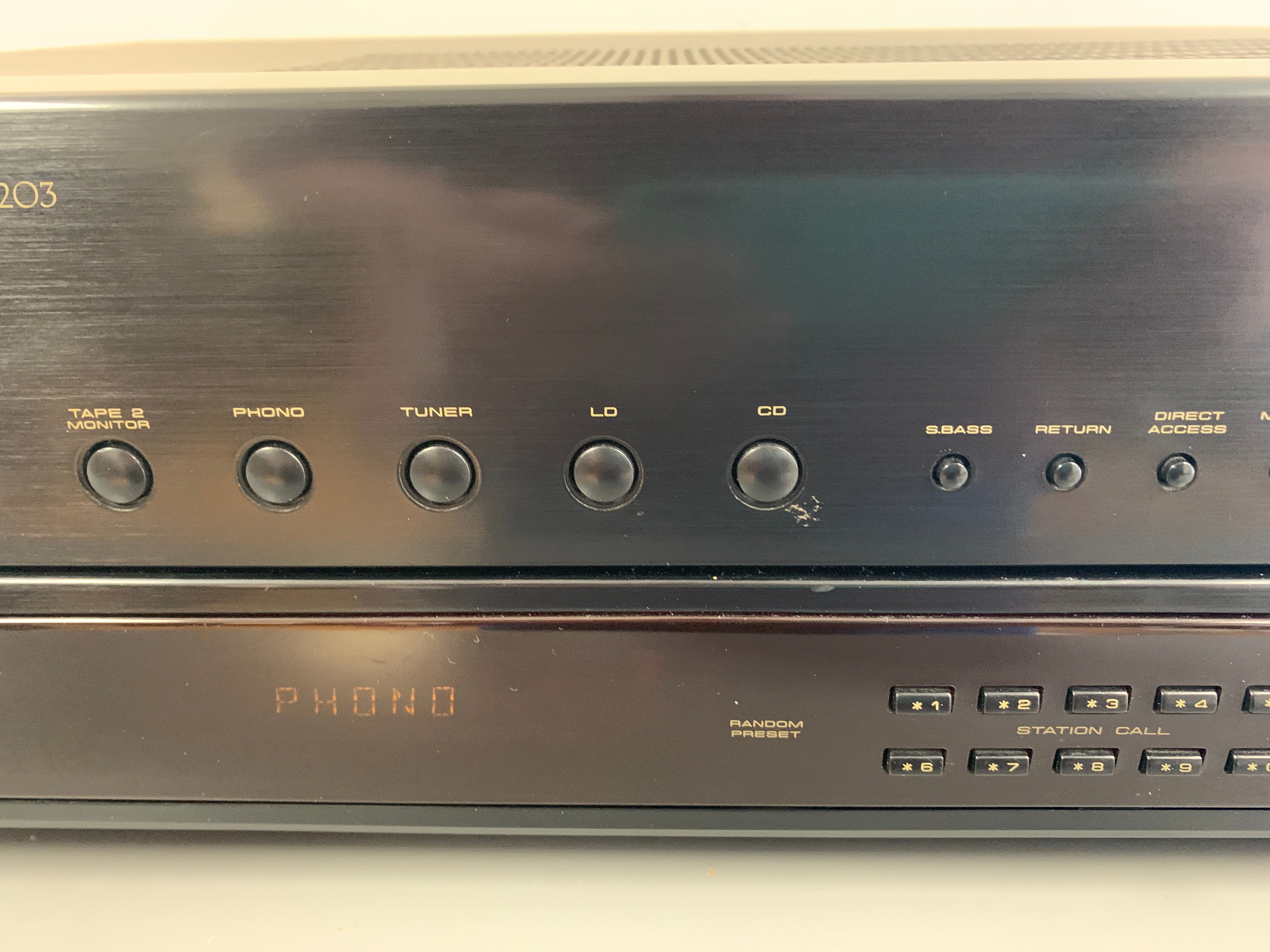 PIONEER SX-203 AM/FM deals Stereo Receiver