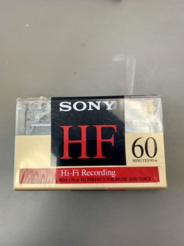 1992 Sony HF Hifi Blank Cassette 60 mins