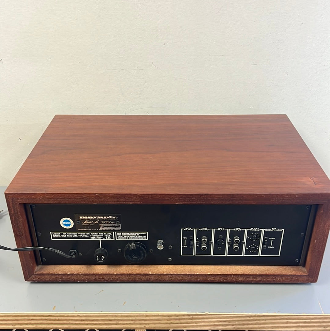 Marantz Model 5020 Single Cassette Deck * Original Wood Case