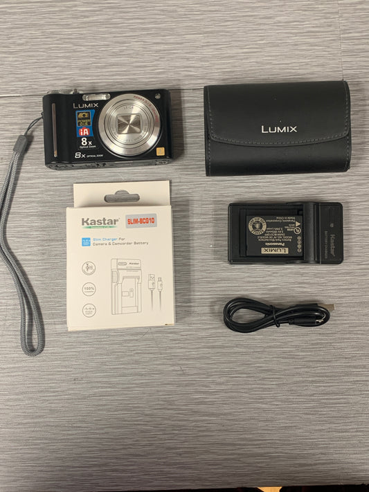 Panasonic Lumix DMC-ZR1 Digital Camera w/ Carrying Case & Charger