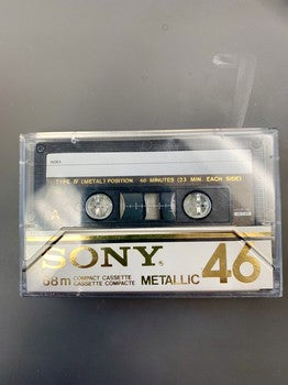 1978-81 Sony 68m Metallic 46 Blank Cassette