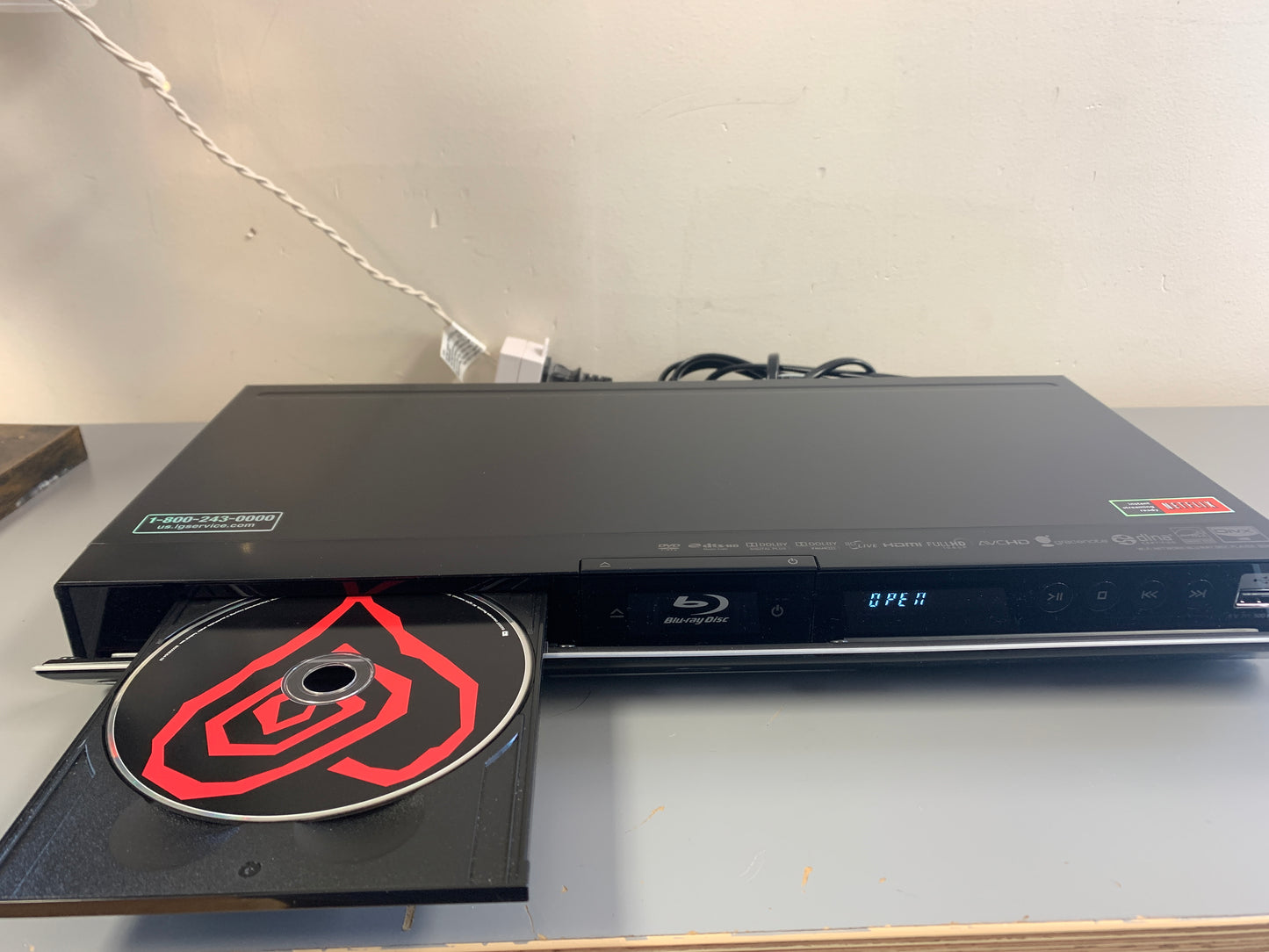 LG BD570 BluRay Player