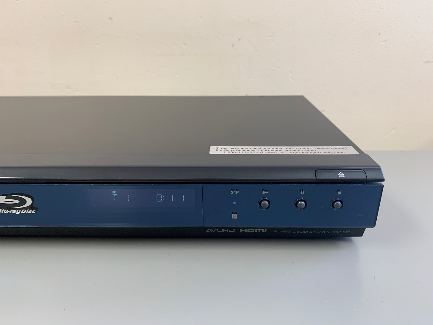 Sony BDP-BX1 Blu Ray Player