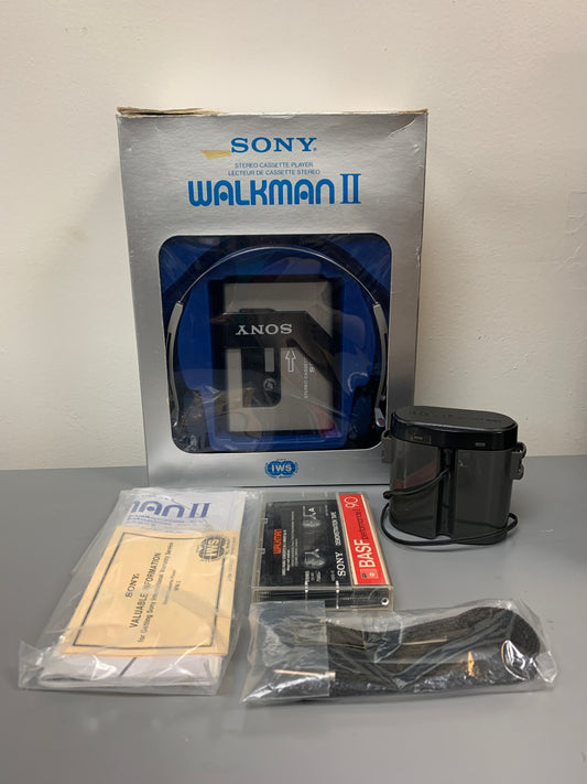 1981 Sony WM-2 Walkman II Cassette Player  ****For Parts or Repair****