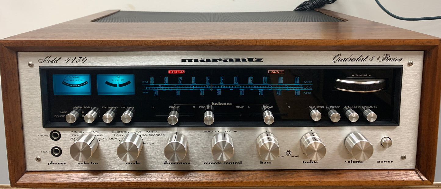 Marantz Model 4430 Stereo Receiver * Original Wood Case * Fully Serviced * $100 Flat Ship USA