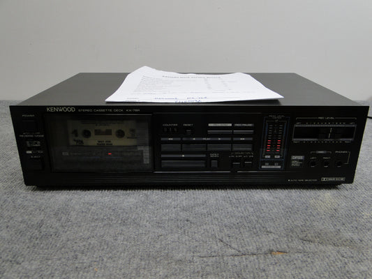 Kenwood XR-76R Stereo Cassette Deck * New Belts