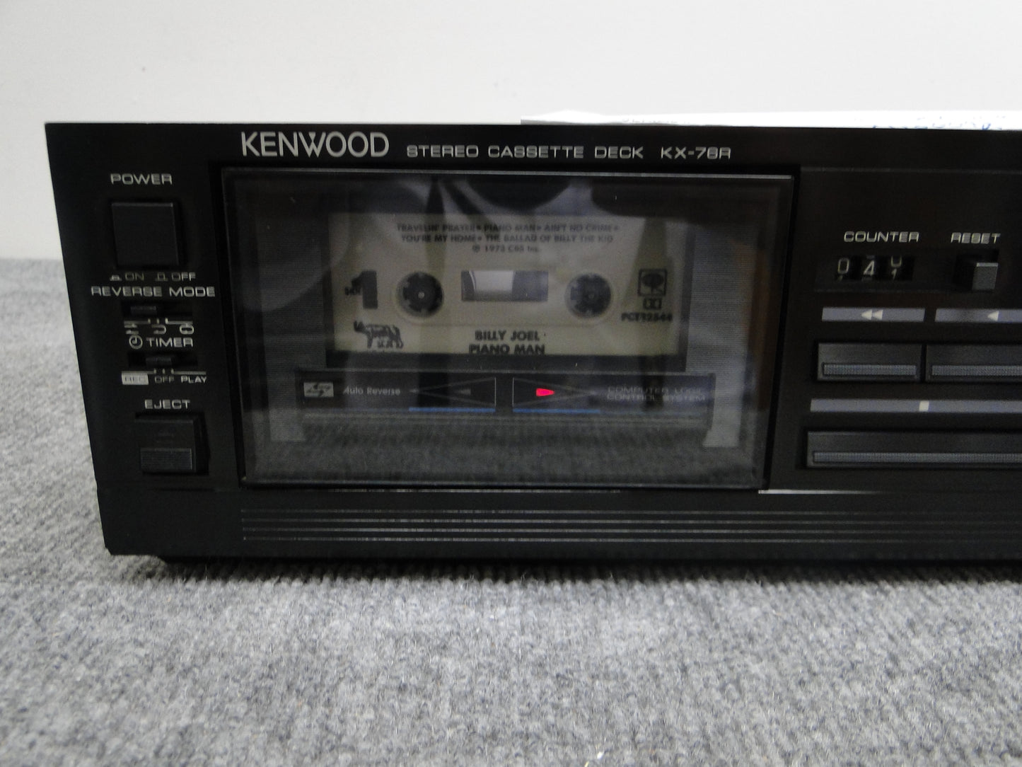 Kenwood XR-76R Stereo Cassette Deck * New Belts