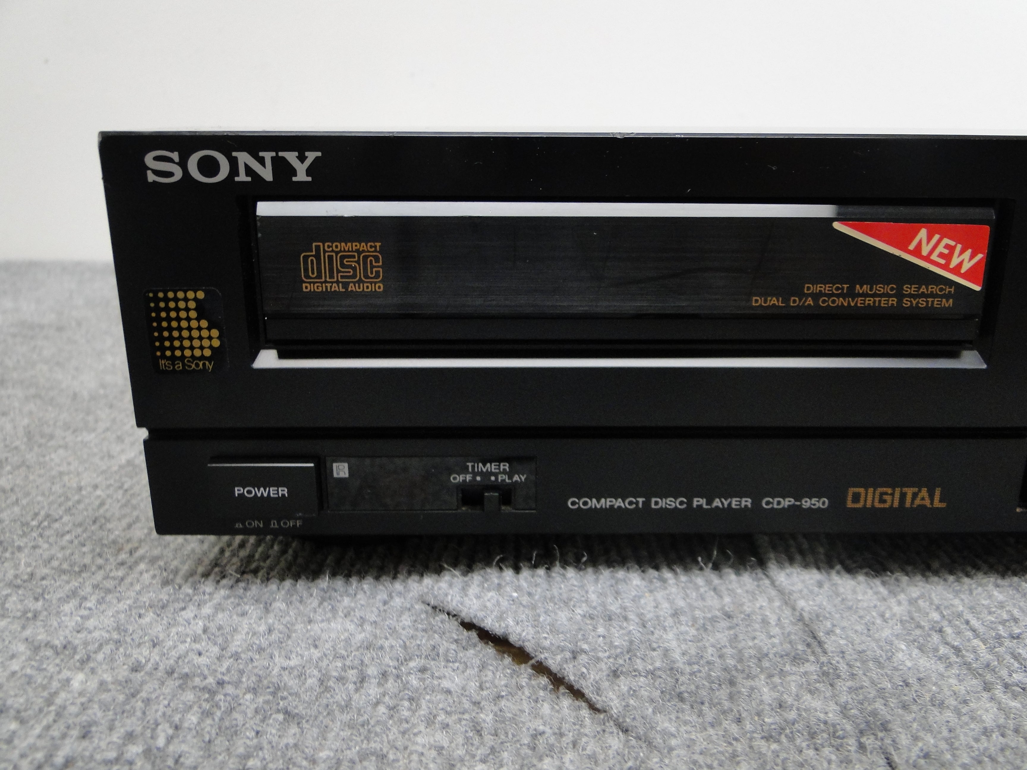 Sony CDP-950 Single Compact Disc Player – The Turntable Store