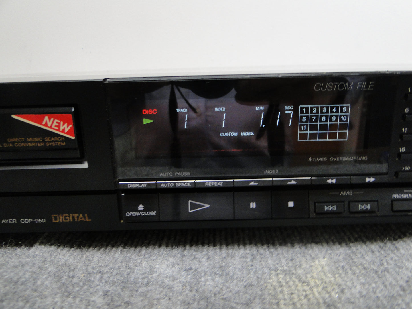 Sony CDP-950 Single Compact Disc Player