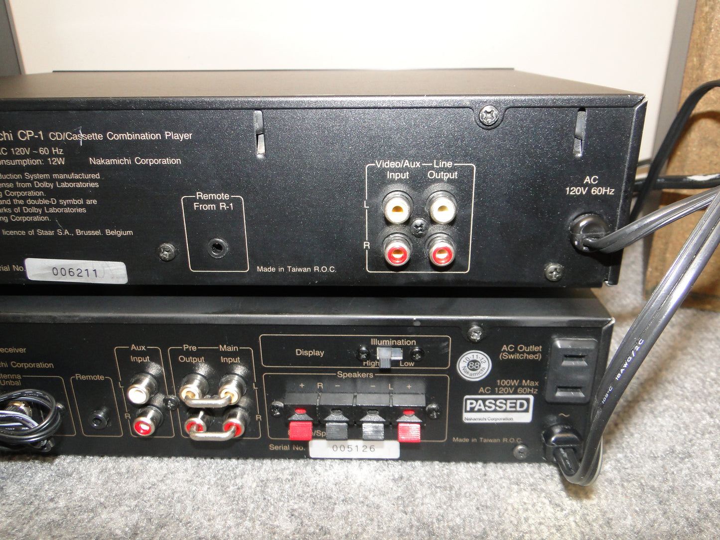 Nakamichi Mini System * CP1 Cd & Tape * R1 Receiver * S-1A Speakers