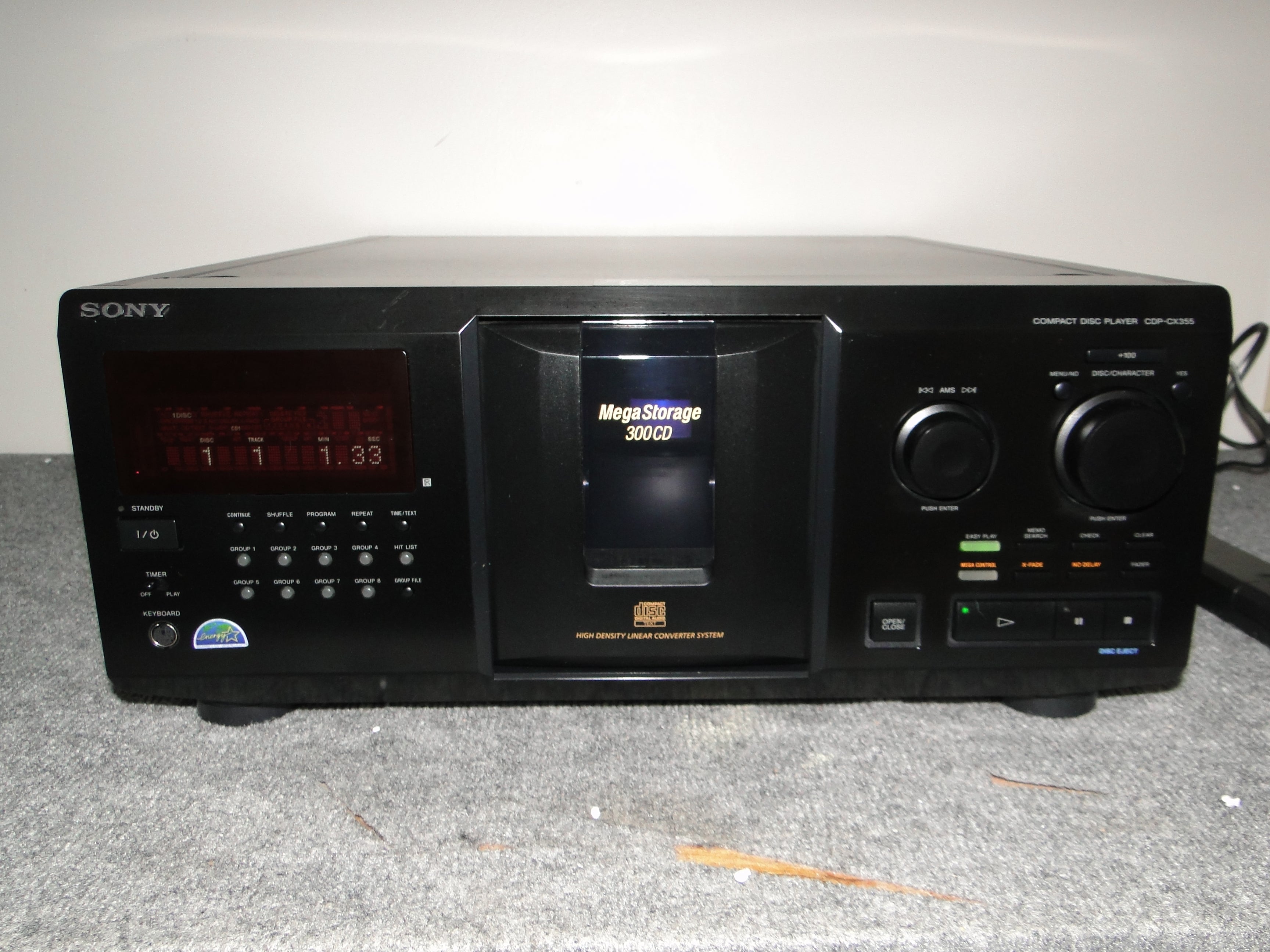 Sony 300 compact disc shops player