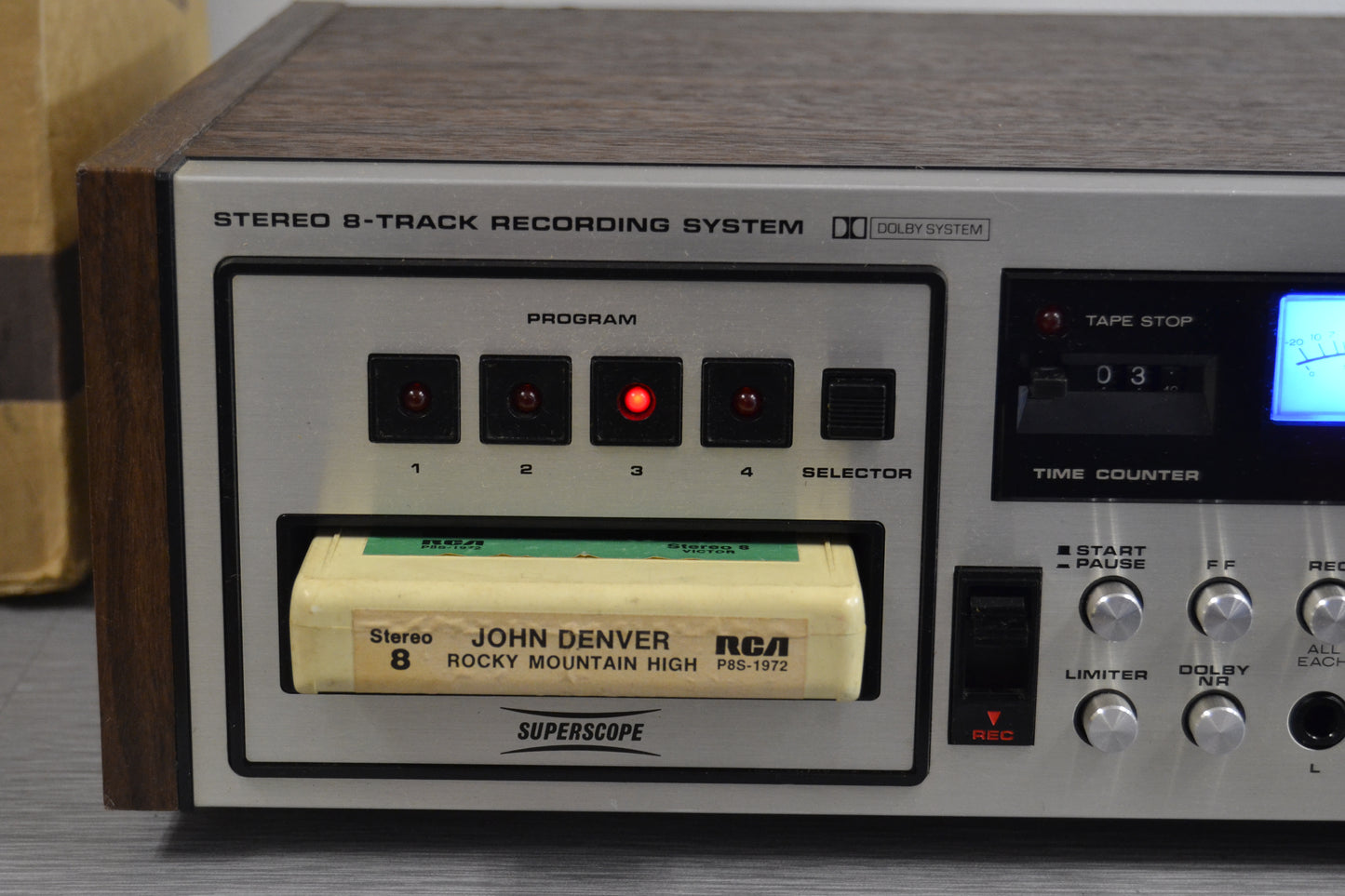 Superscope by Marantz TDR-830 - 8 Track Player and Recorder * Box