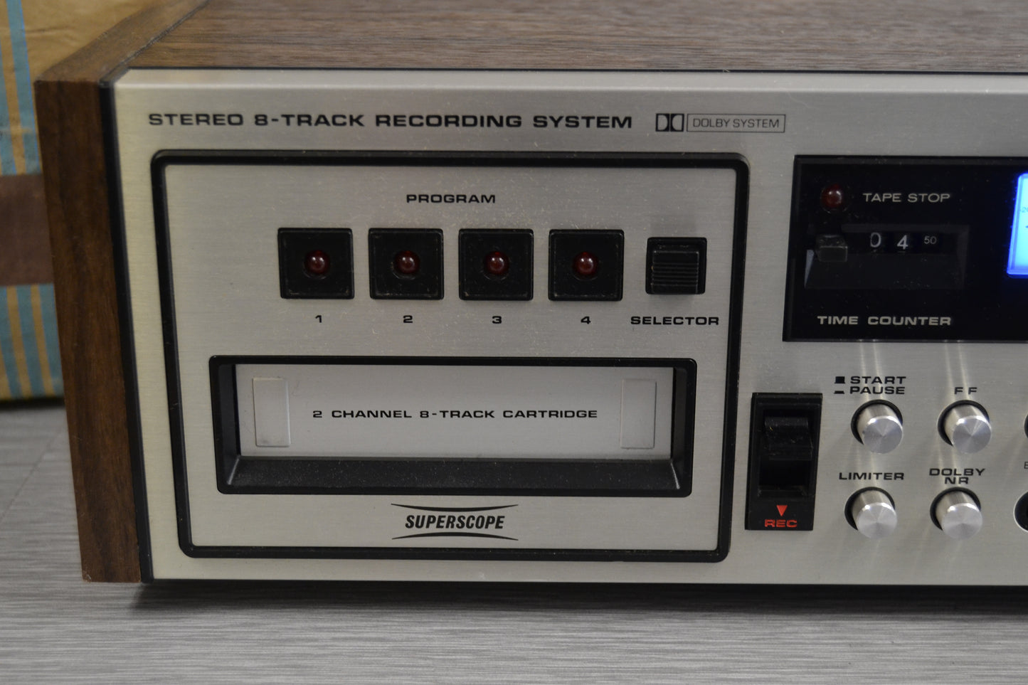 Superscope by Marantz TDR-830 - 8 Track Player and Recorder * Box