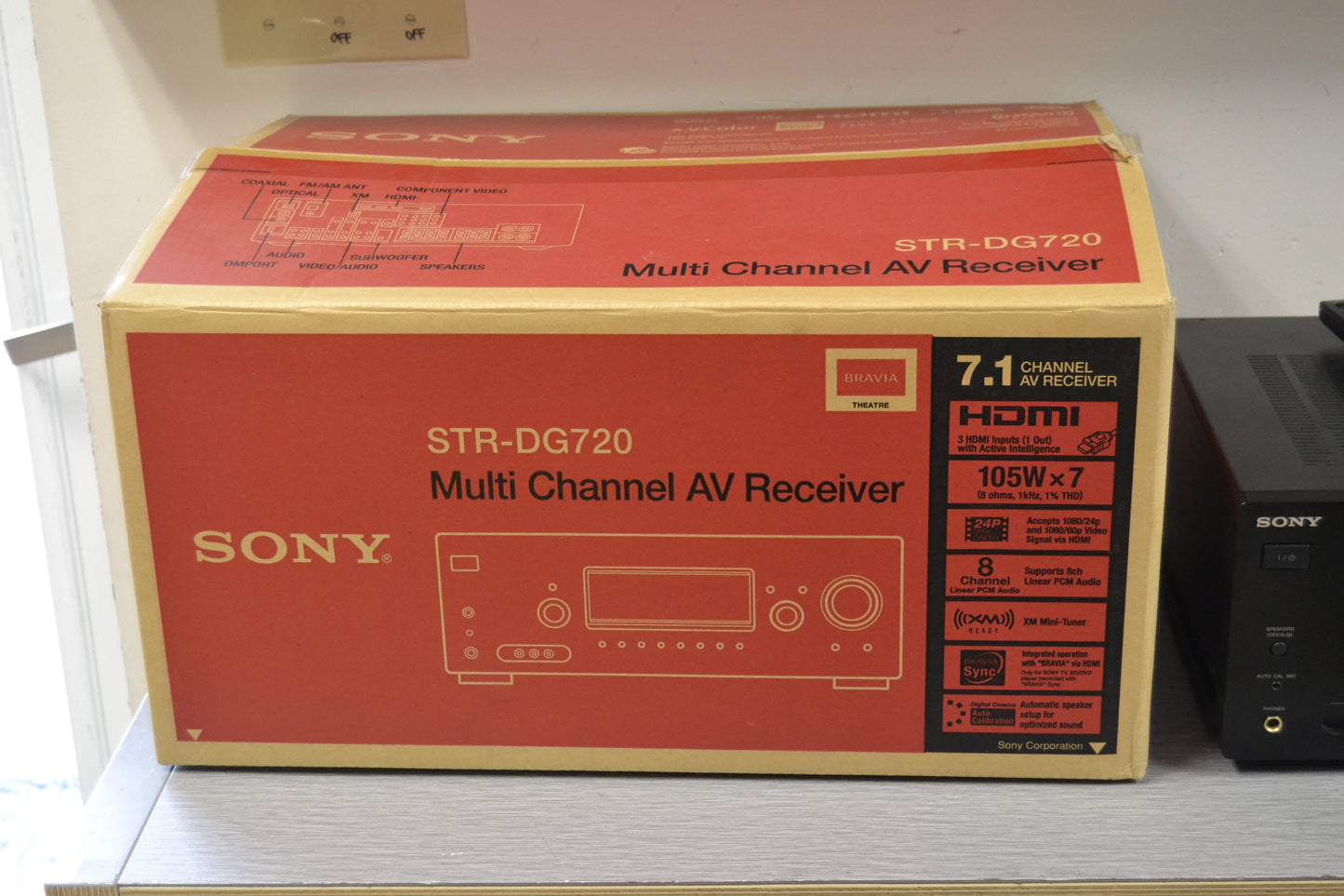 Sony STR-DG720 Stereo Av Receiver * Manual * Box * Remote * Accessory