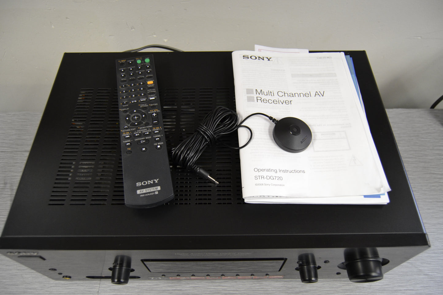 Sony STR-DG720 Stereo Av Receiver * Manual * Box * Remote * Accessory