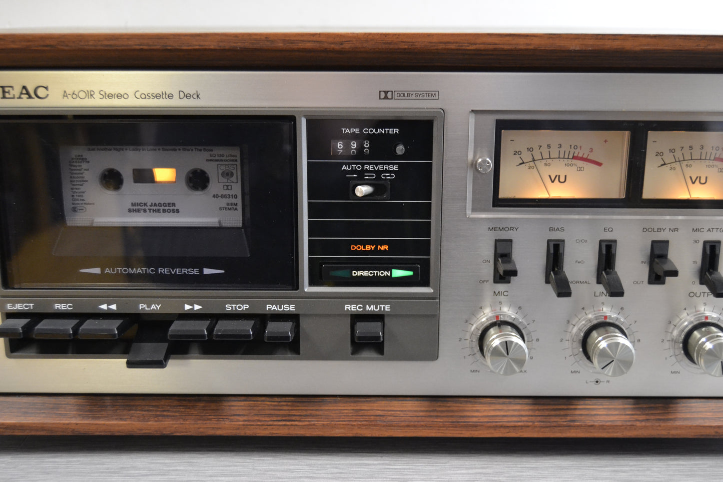 Teac A-601R Single Cassette Deck = Fully Serviced