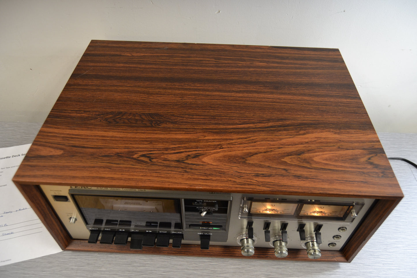 Teac A-601R Single Cassette Deck = Fully Serviced