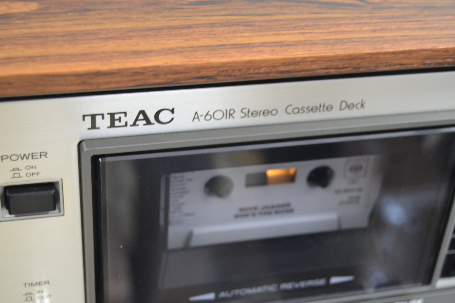 Teac A-601R Single Cassette Deck = Fully Serviced