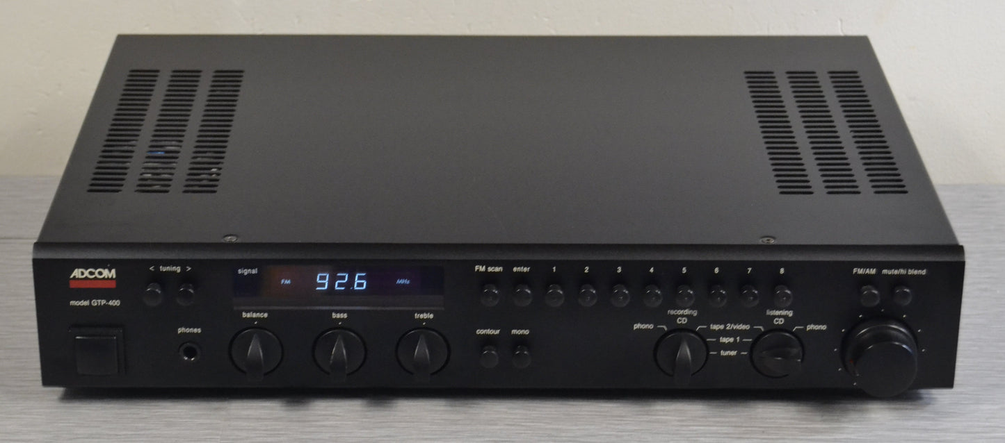 Adcom GTP-400 Preamplifier / Tuner * TUNER is not Working *