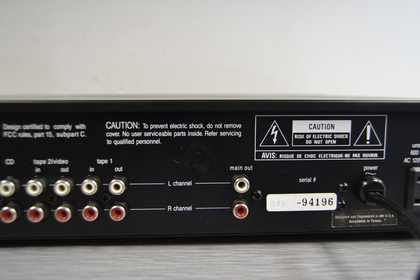 Adcom GTP-400 Preamplifier / Tuner * TUNER is not Working *