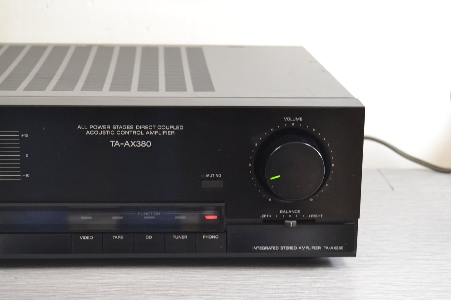 Sony TA-AX380 Integrated Amplifier * 125W RMS * 1988