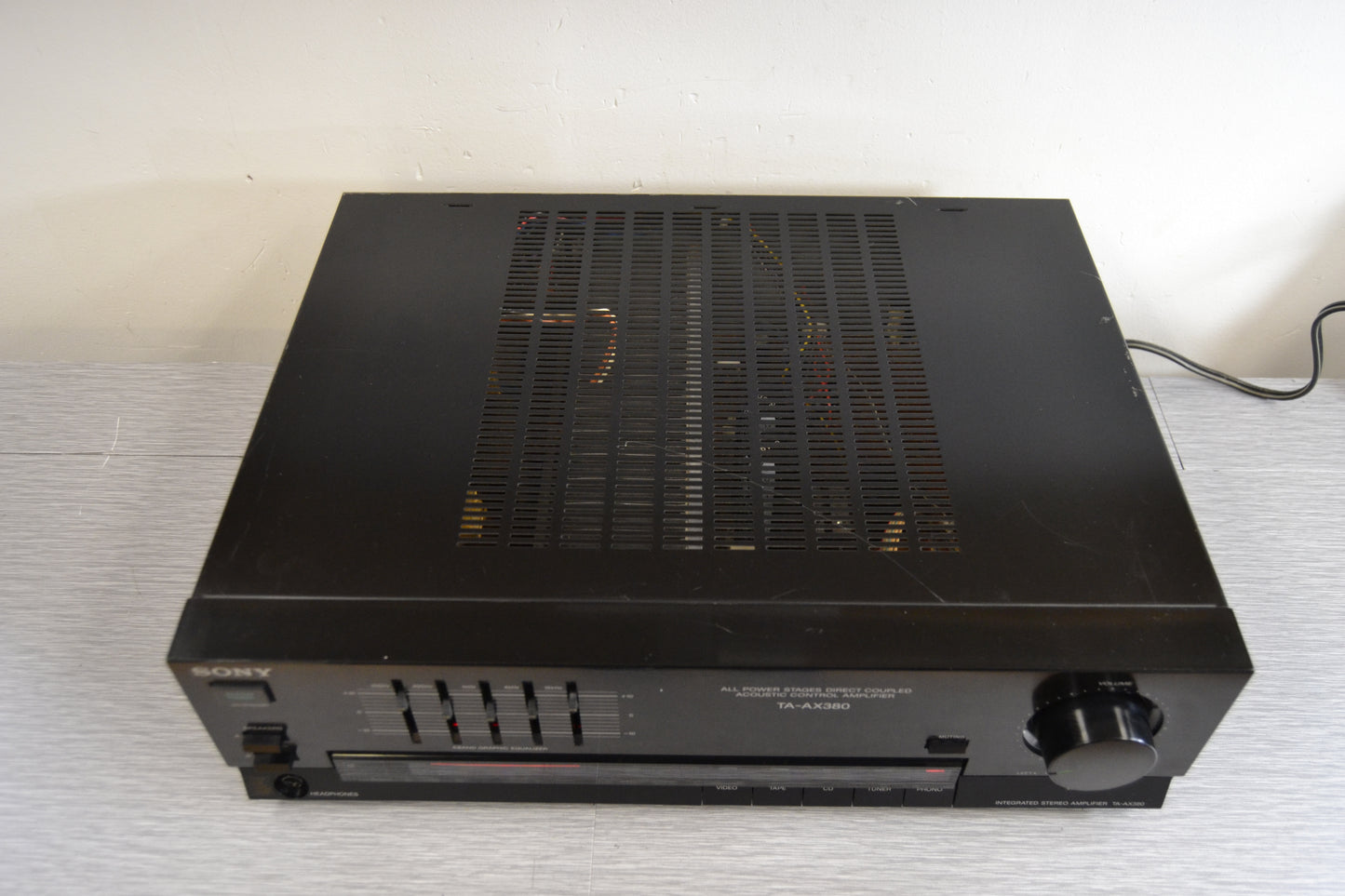 Sony TA-AX380 Integrated Amplifier * 125W RMS * 1988