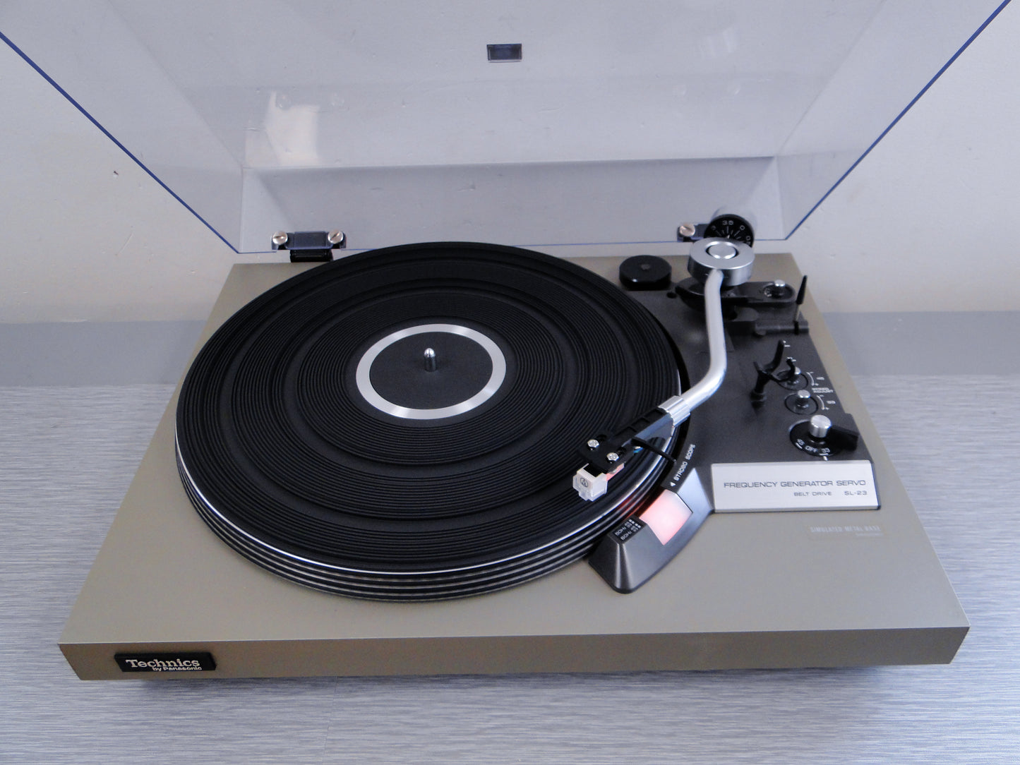 Technics SL-23 Belt Drive Turntable * NEW Audio Technica Cartridge AT3600