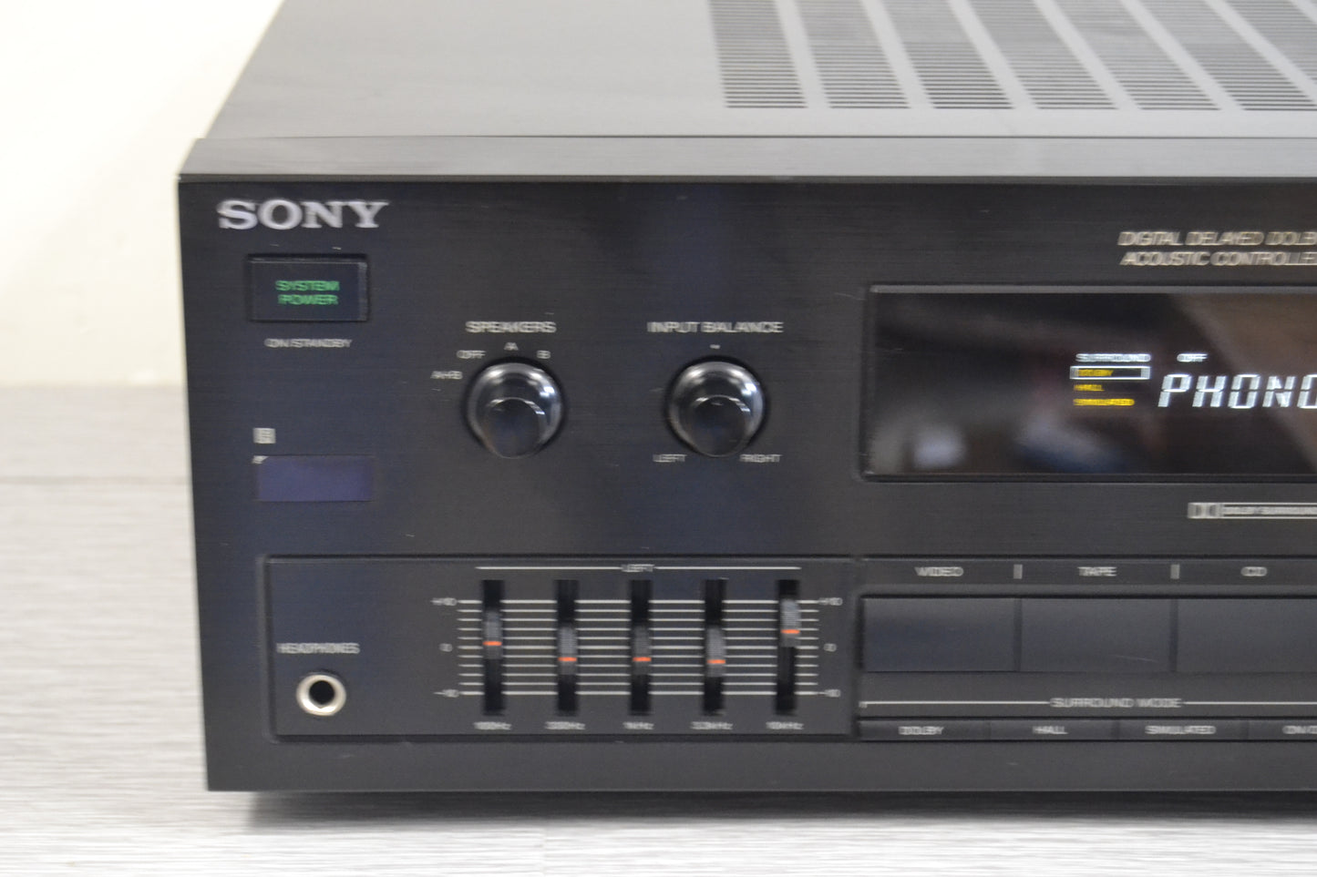 Sony TA-AV411 Stereo Integrated Amplifier * 135W RMS * 1991