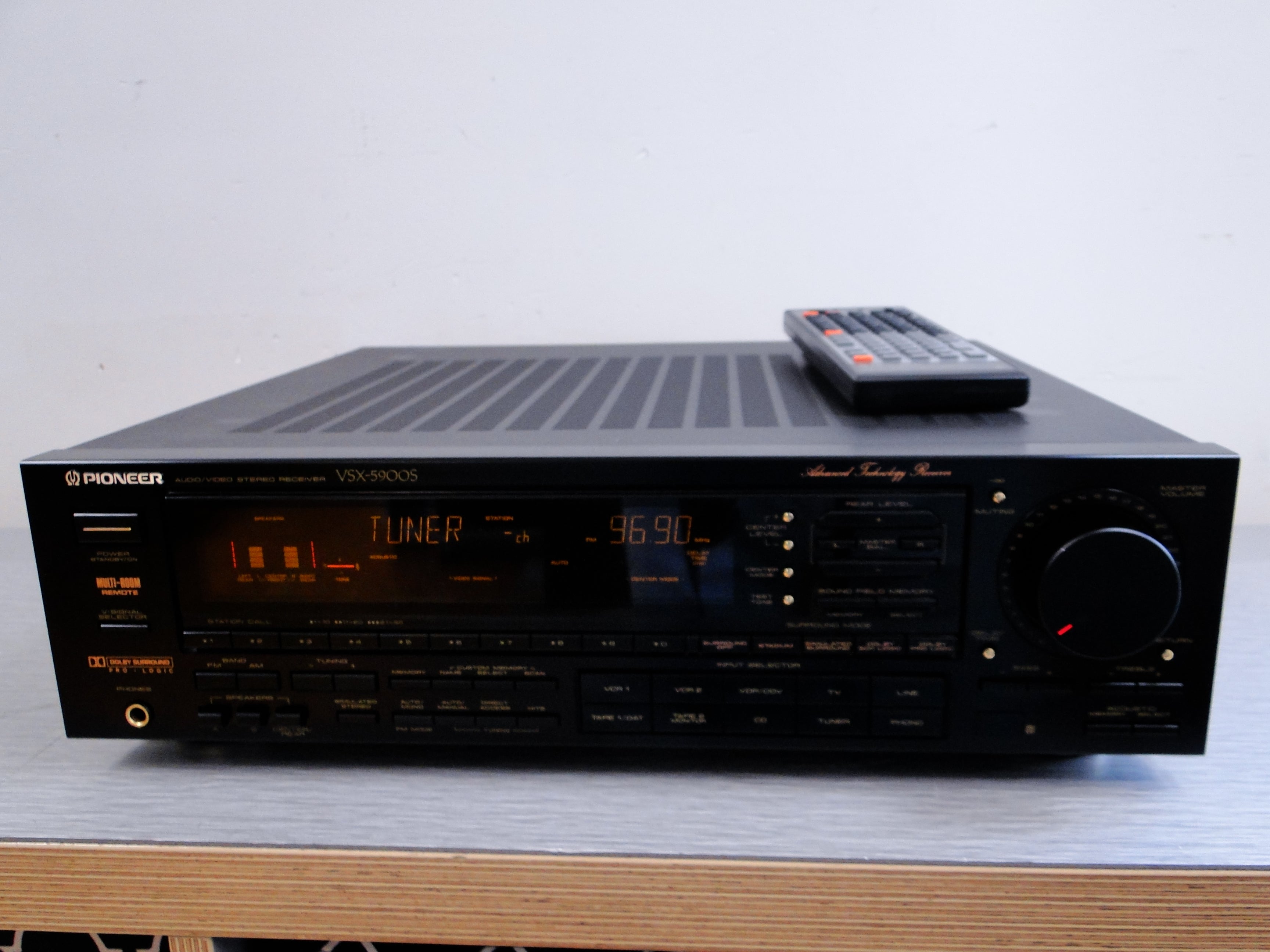 Pioneer VSX-5900S Audio Video Stereo Receiver (1991) – The Turntable Store