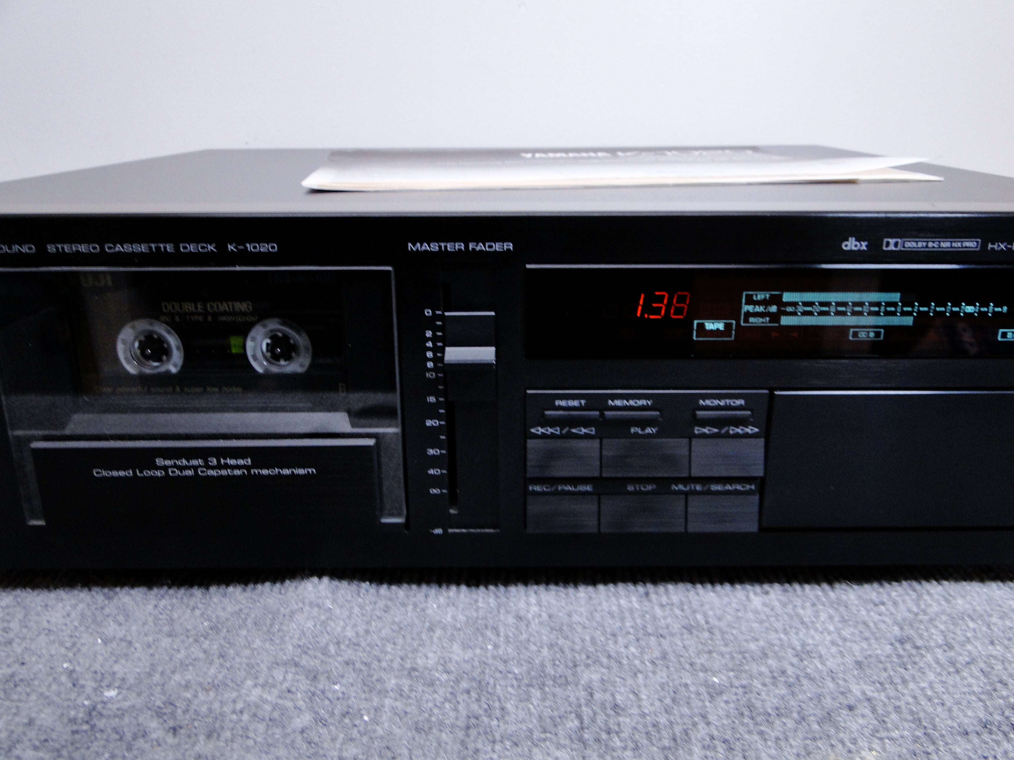 Yamaha K-1020 Tapedeck mit Dolby und orders DBX