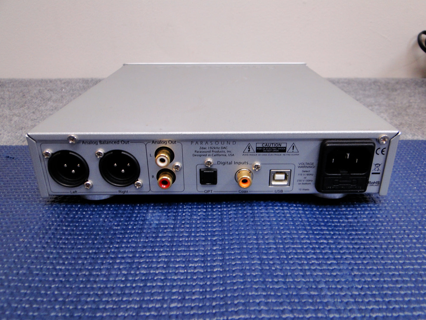 Parasound Zdac Digital to Analog Converter