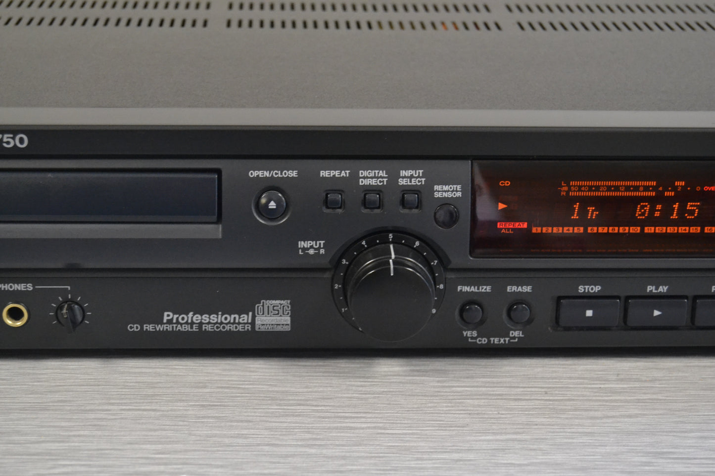 Tascam CD-RW750 Single CD Player and Recorder