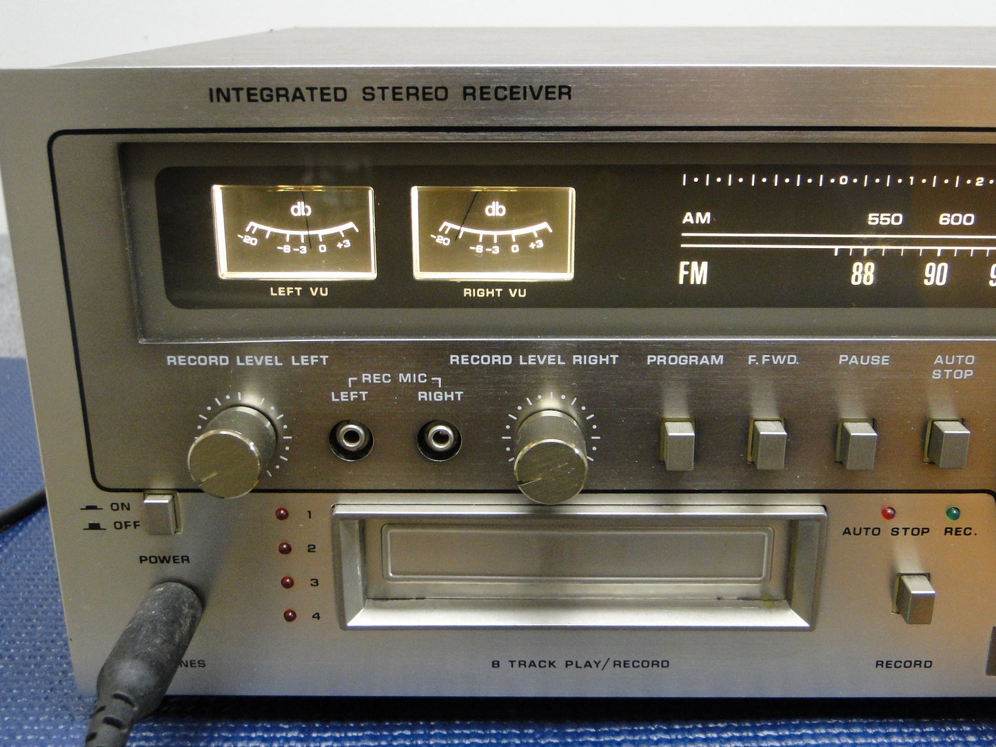 Zenith MC6020 Stereo Receiver with 8-Track Player