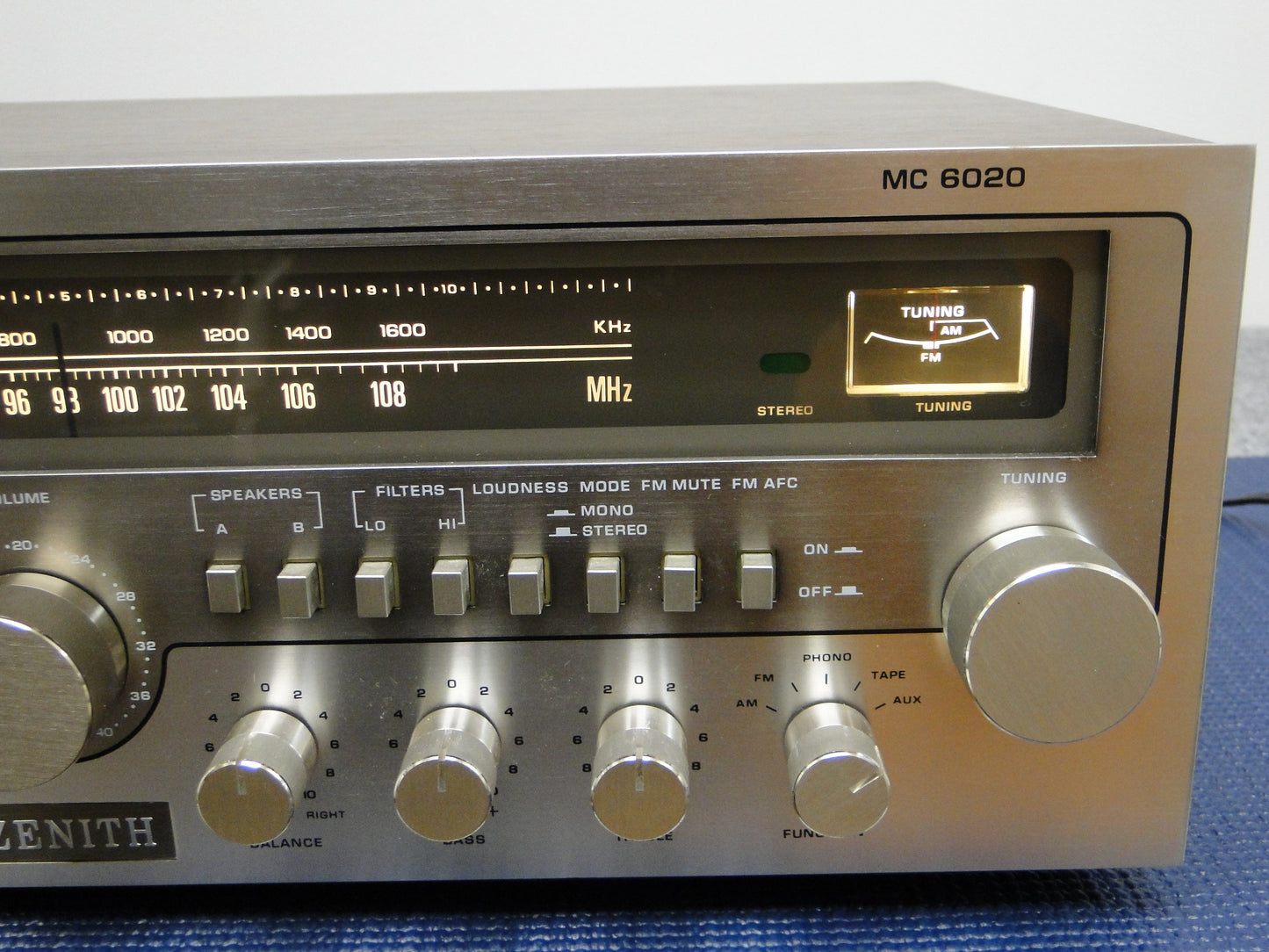 Zenith MC6020 Stereo Receiver with 8-Track Player