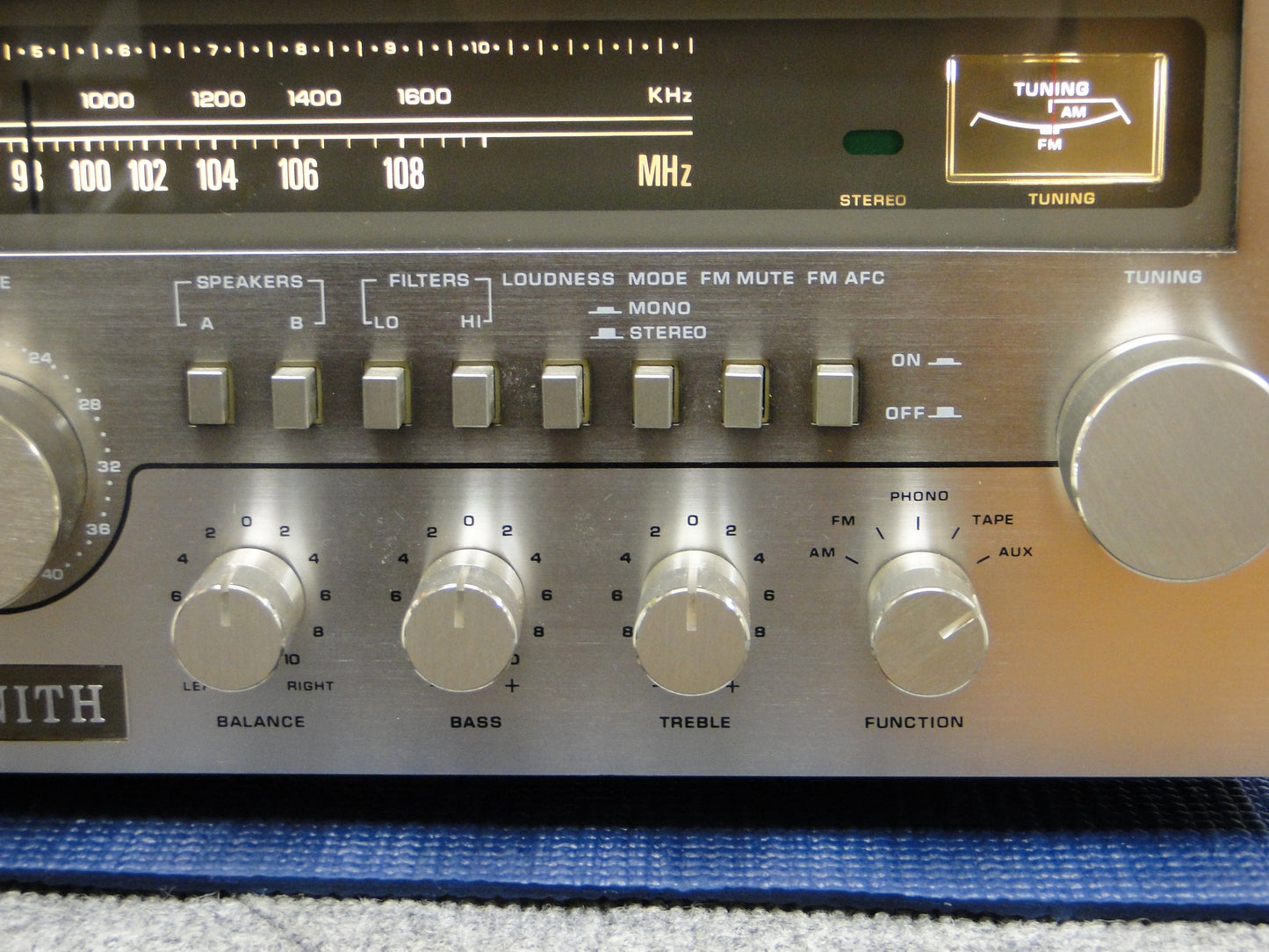 Zenith MC6020 Stereo Receiver with 8-Track Player