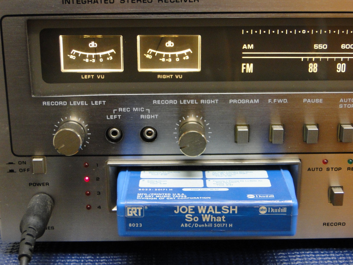 Zenith MC6020 Stereo Receiver with 8-Track Player