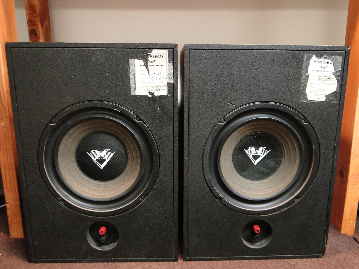 Klipsch KG2 Speakers * 1982 *