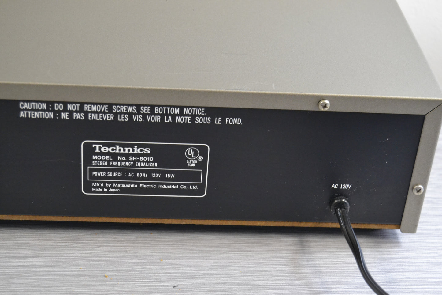 Technics SH-8010 Stereo Graphic Equalizer