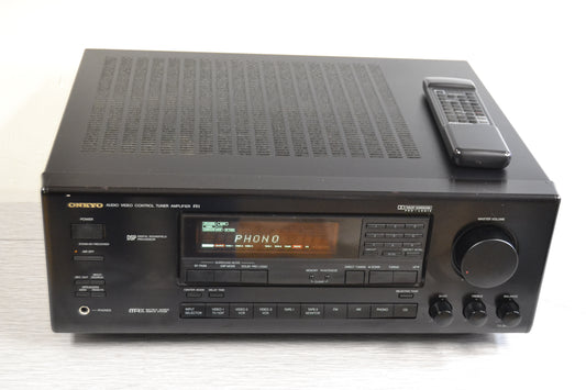 Onkyo TX-SV525 Stereo Receiver * 80W RMS * 1995 * Remote