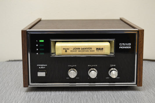 Craig Pioneer 3205 - Stereo Amplifier with 8 Track Player