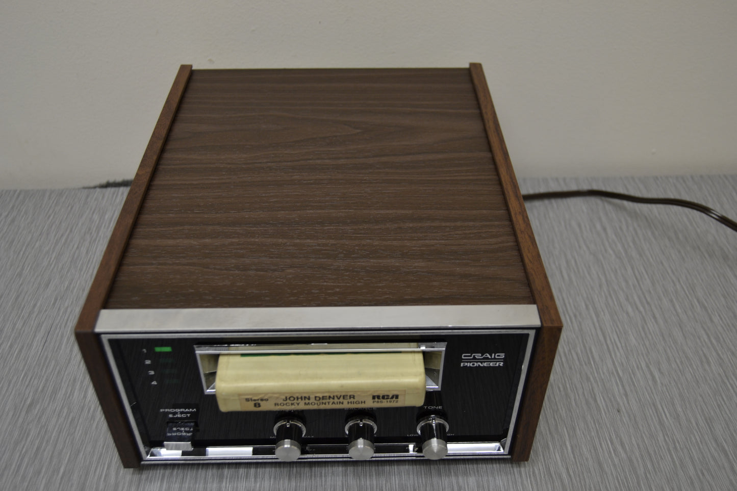 Craig Pioneer 3205 - Stereo Amplifier with 8 Track Player