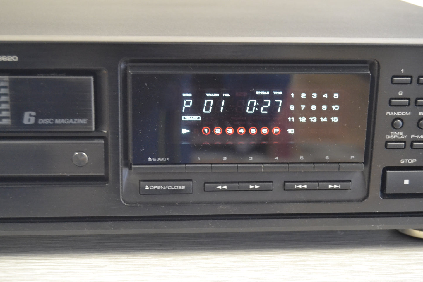 Kenwood DP-M6620 CD Player Single and 6 Disc Cartridge