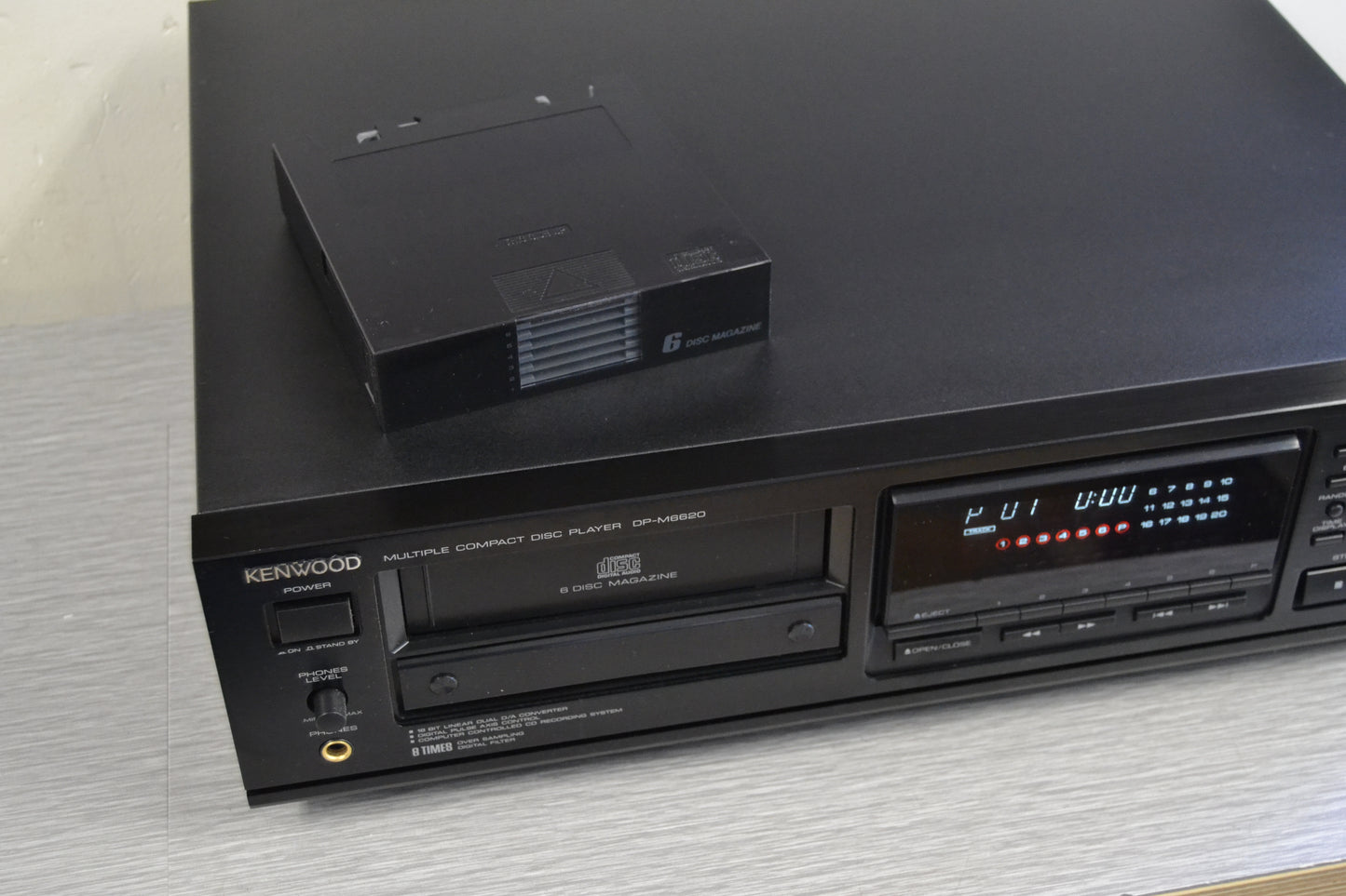 Kenwood DP-M6620 CD Player Single and 6 Disc Cartridge