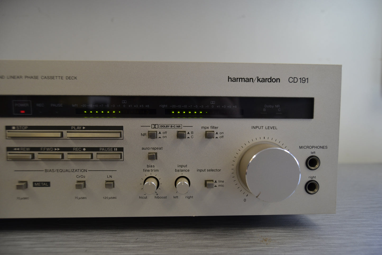 Harman Kardon CD191 Single Cassette Deck * New Belts